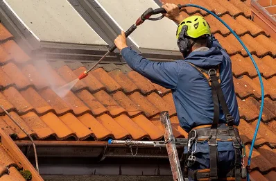 Démoussage et hydrofuge de toiture à Sigy